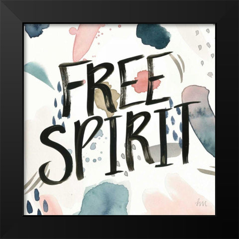 April Showers Inspiration III Black Modern Wood Framed Art Print by Marshall, Laura