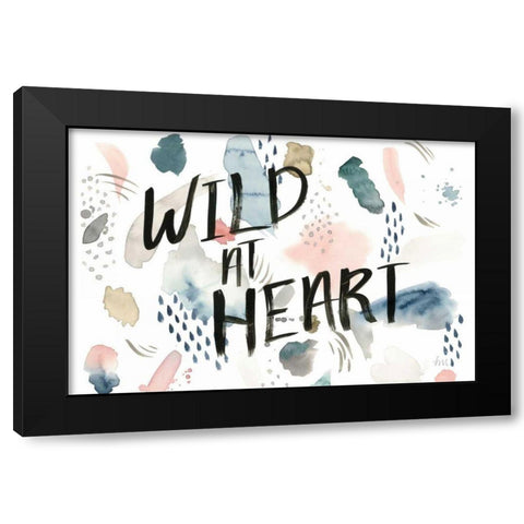 April Showers Inspiration V Black Modern Wood Framed Art Print by Marshall, Laura