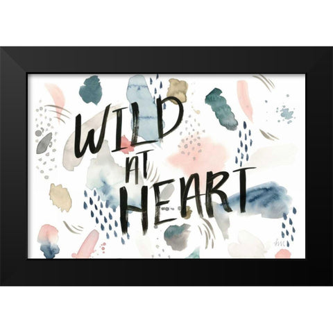 April Showers Inspiration V Black Modern Wood Framed Art Print by Marshall, Laura