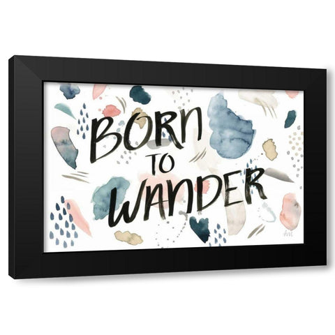 April Showers Inspiration VI Black Modern Wood Framed Art Print by Marshall, Laura