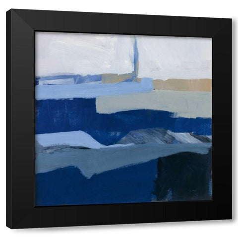 Crisp Day v2 Black Modern Wood Framed Art Print with Double Matting by Maye, Jo