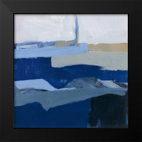 Crisp Day v2 Black Modern Wood Framed Art Print by Maye, Jo