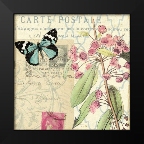 Memories II Black Modern Wood Framed Art Print by Pela