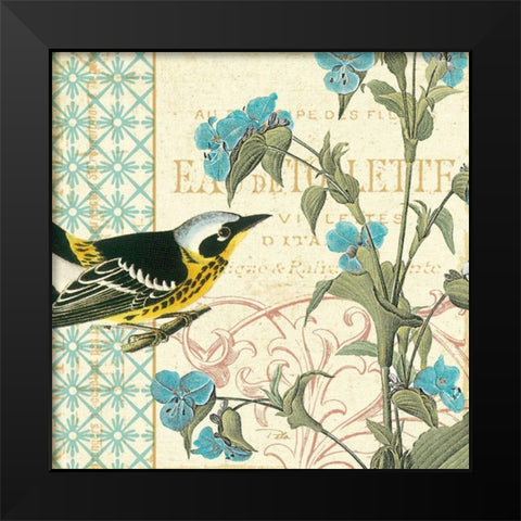 Memories III Black Modern Wood Framed Art Print by Pela