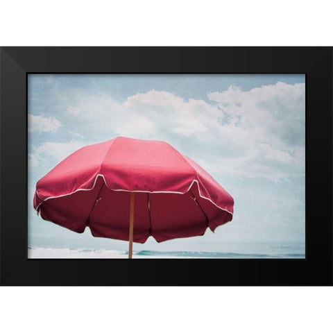 Beach Bliss I Black Modern Wood Framed Art Print by Urquhart, Elizabeth