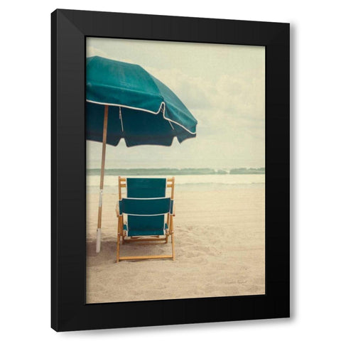 Under the Umbrella II Black Modern Wood Framed Art Print by Urquhart, Elizabeth