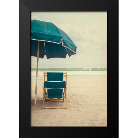 Under the Umbrella II Black Modern Wood Framed Art Print by Urquhart, Elizabeth
