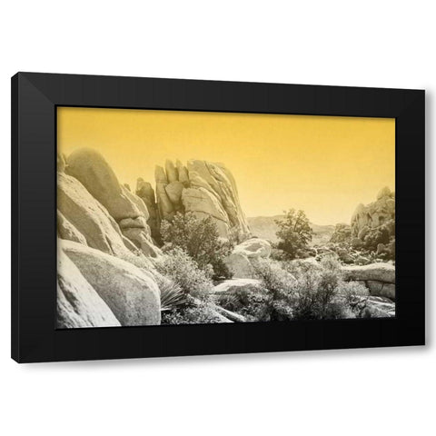 Ombre Adventure I Black Modern Wood Framed Art Print with Double Matting by Urquhart, Elizabeth