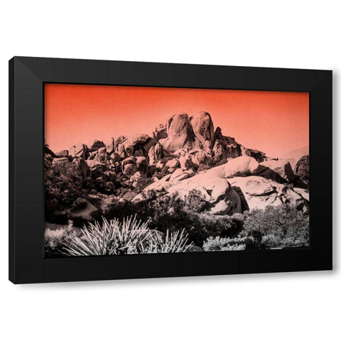 Ombre Adventure II Black Modern Wood Framed Art Print with Double Matting by Urquhart, Elizabeth