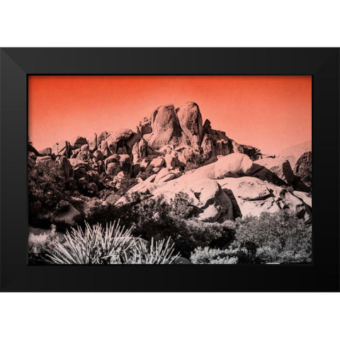 Ombre Adventure II Black Modern Wood Framed Art Print by Urquhart, Elizabeth