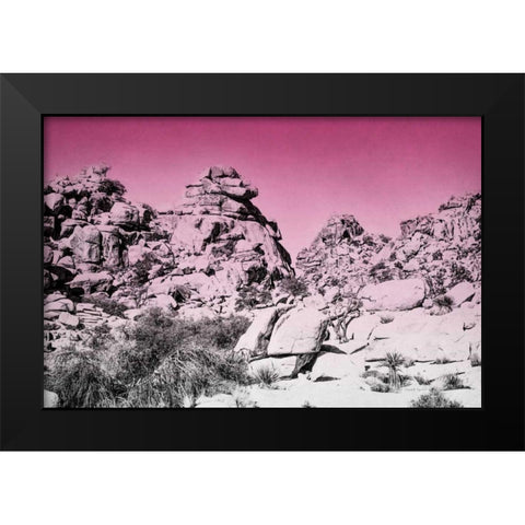 Ombre Adventure IV Black Modern Wood Framed Art Print by Urquhart, Elizabeth