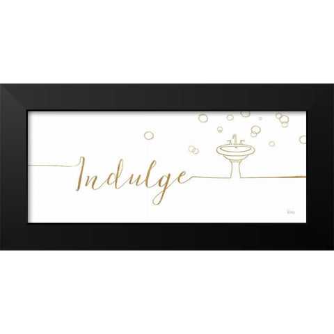 Underline Bath III Black Modern Wood Framed Art Print by Charron, Veronique