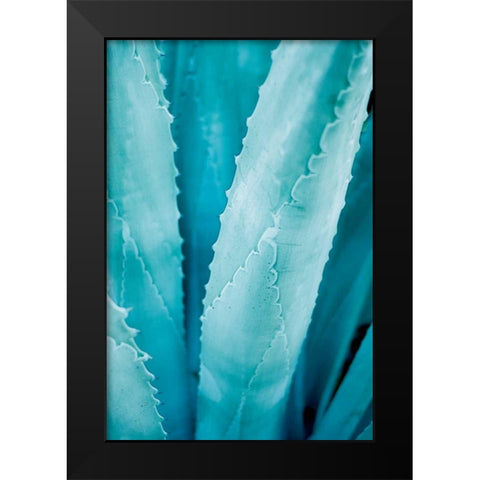 Abstract Agava III Color Black Modern Wood Framed Art Print by Urquhart, Elizabeth