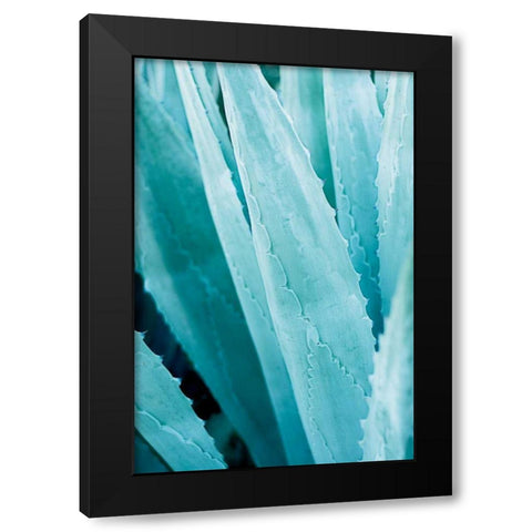 Abstract Agava IV Color Black Modern Wood Framed Art Print by Urquhart, Elizabeth