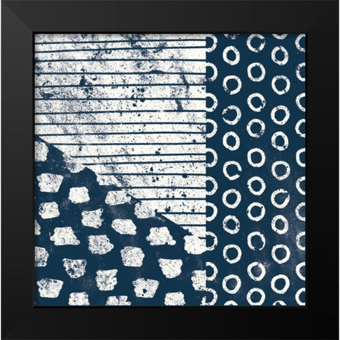 Mark Making Tile IV Black Modern Wood Framed Art Print by Hershey, Moira
