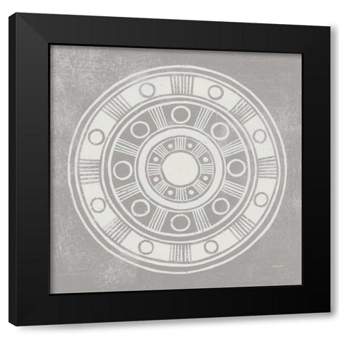 Seville II FB Greige Black Modern Wood Framed Art Print by Lovell, Kathrine