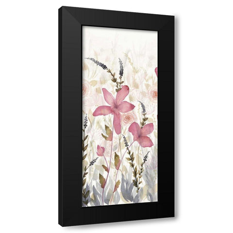 Watercolor Garden II Light Black Modern Wood Framed Art Print by DeNeige, Elyse