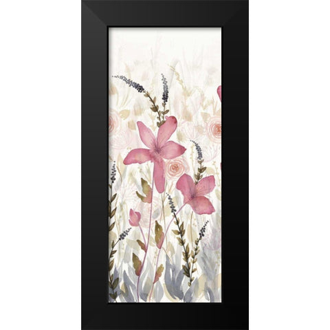 Watercolor Garden II Light Black Modern Wood Framed Art Print by DeNeige, Elyse