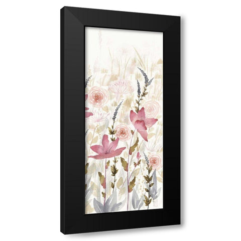 Watercolor Garden III Light Black Modern Wood Framed Art Print with Double Matting by DeNeige, Elyse