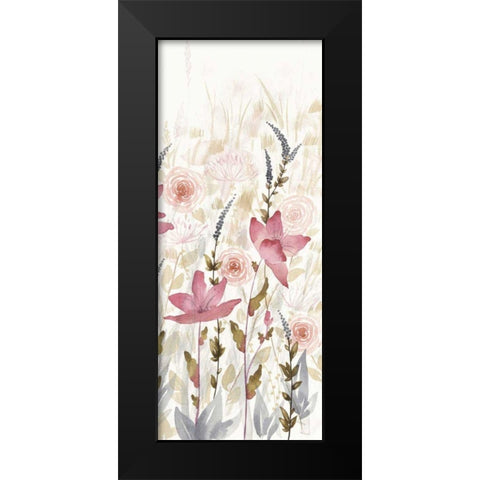 Watercolor Garden III Light Black Modern Wood Framed Art Print by DeNeige, Elyse