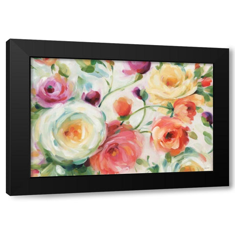 Florabundance I Black Modern Wood Framed Art Print by Audit, Lisa