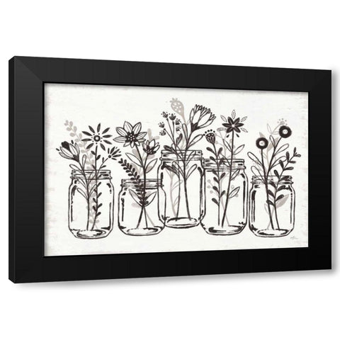 Our Nest II Black Modern Wood Framed Art Print with Double Matting by Penner, Janelle