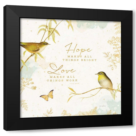 Natures Wisdom IV Black Modern Wood Framed Art Print with Double Matting by Pertiet, Katie