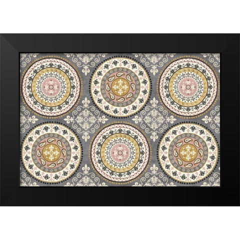 Romance in Paris III Black Modern Wood Framed Art Print by Charron, Veronique