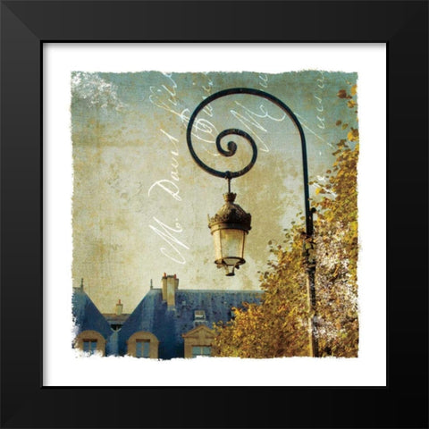 Golden Age of Paris II Black Modern Wood Framed Art Print by Wild Apple Portfolio