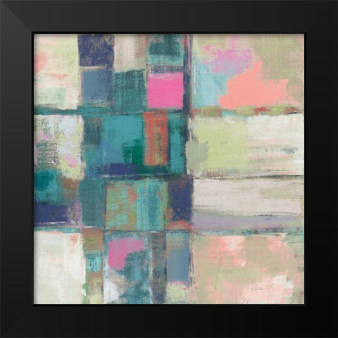 Island Hues II Crop Bright Black Modern Wood Framed Art Print by Vassileva, Silvia