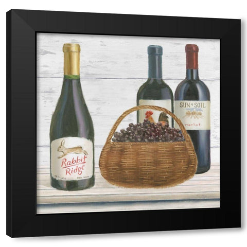 Vintners Recess II Black Modern Wood Framed Art Print by Adams, Emily