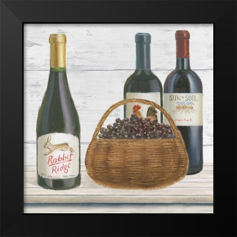 Vintners Recess II Black Modern Wood Framed Art Print by Adams, Emily