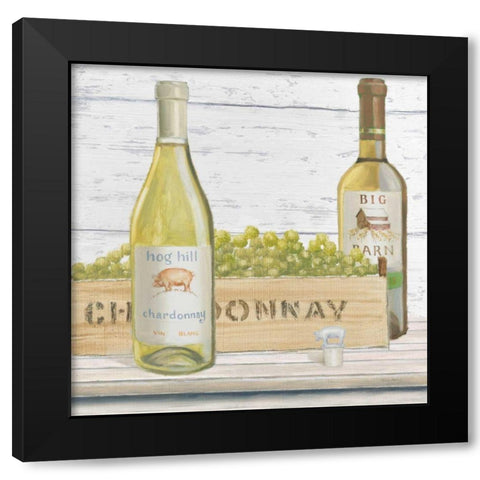 Vintners Recess III Black Modern Wood Framed Art Print with Double Matting by Adams, Emily