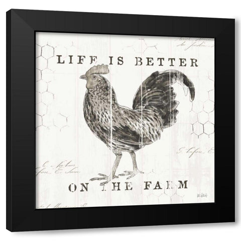 Farmhouse Fresh III Black Modern Wood Framed Art Print with Double Matting by Pertiet, Katie
