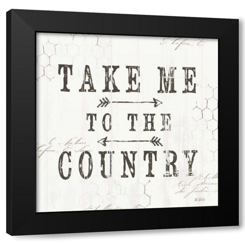 Farmhouse Fresh V Black Modern Wood Framed Art Print with Double Matting by Pertiet, Katie