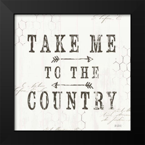 Farmhouse Fresh V Black Modern Wood Framed Art Print by Pertiet, Katie