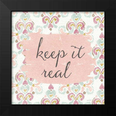 Soft Deco III Black Modern Wood Framed Art Print by Tavoletti, Anne