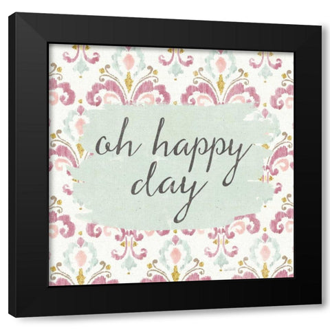 Soft Deco VI Black Modern Wood Framed Art Print with Double Matting by Tavoletti, Anne