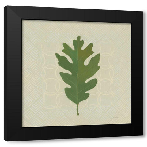 Forest Leaves II no Lines Black Modern Wood Framed Art Print by Lovell, Kathrine