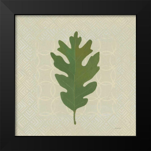 Forest Leaves II no Lines Black Modern Wood Framed Art Print by Lovell, Kathrine