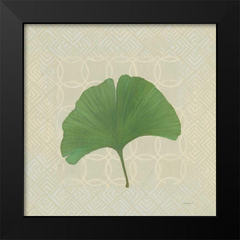 Forest Leaves IV no Lines Black Modern Wood Framed Art Print by Lovell, Kathrine