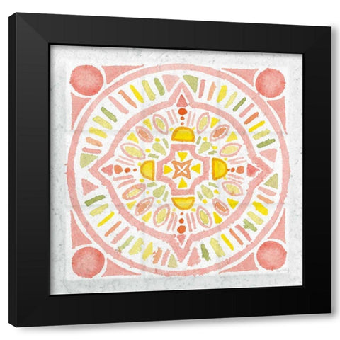 Citrus Tile IV v2 Black Modern Wood Framed Art Print by DeNeige, Elyse