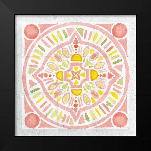 Citrus Tile IV v2 Black Modern Wood Framed Art Print by DeNeige, Elyse
