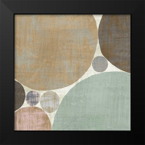 Circulation I v2 Hygge Black Modern Wood Framed Art Print by Mullan, Michael