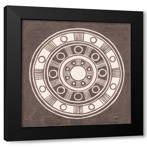 Seville II FB Spice Black Modern Wood Framed Art Print with Double Matting by Lovell, Kathrine