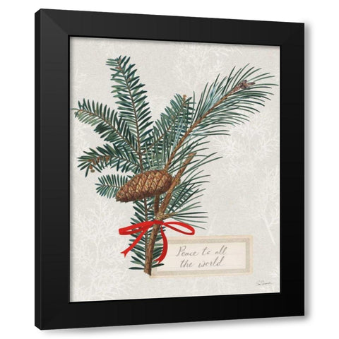 Joyful Tidings IV Black Modern Wood Framed Art Print with Double Matting by Schlabach, Sue