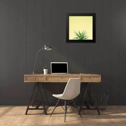 Succulent Simplicity I Black Modern Wood Framed Art Print by Bradley, Felicity