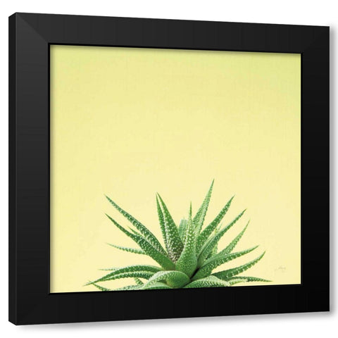 Succulent Simplicity I Black Modern Wood Framed Art Print by Bradley, Felicity