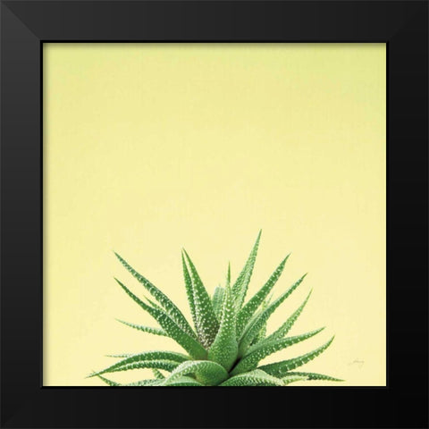 Succulent Simplicity I Black Modern Wood Framed Art Print by Bradley, Felicity