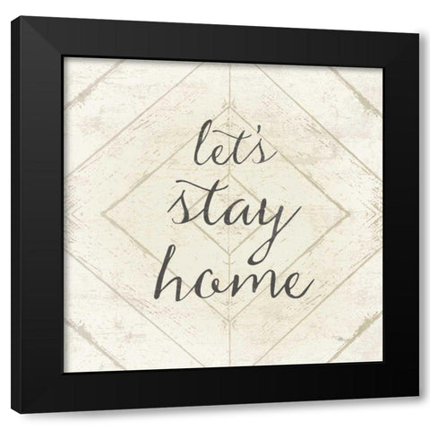 Country Collage VII Center Black Modern Wood Framed Art Print by Pela Studio